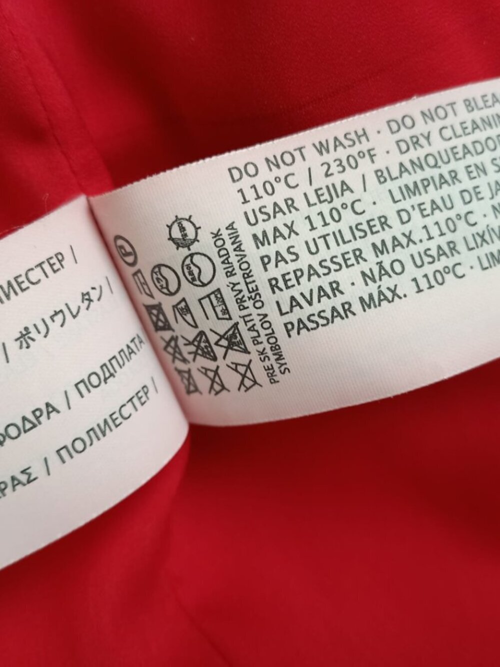 Mango Suit Red Open Front Blazer Jacket - Size S / M - Picture 8 of 9